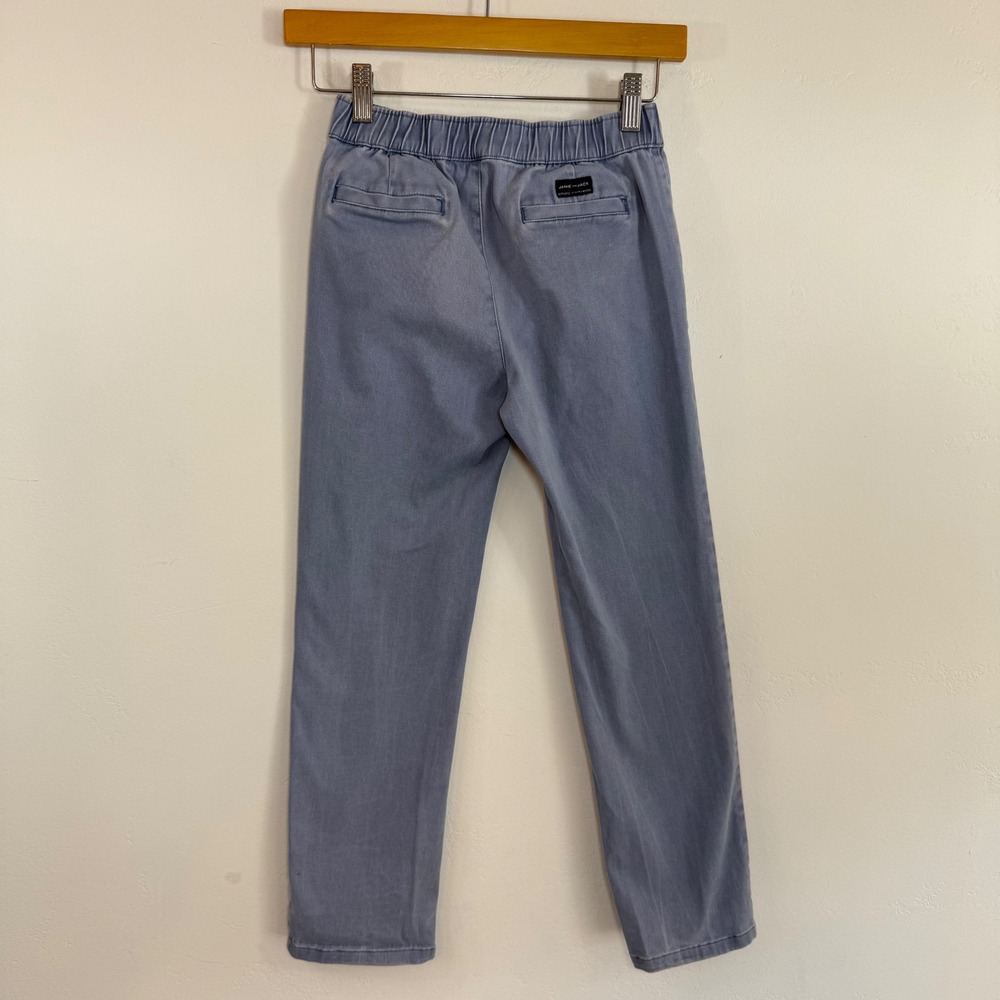Janie and Jack Chino Jogger Light Blue Elastic Waist Preppy Casual Kids Size 10 - Picture 4 of 12